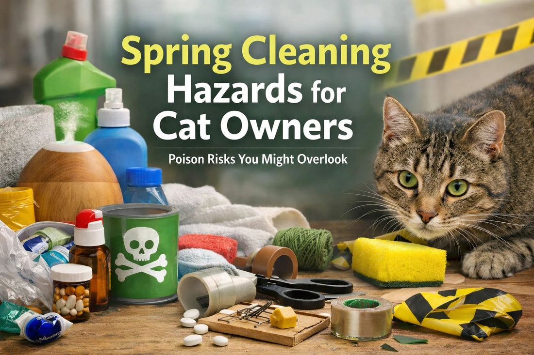 Spring Cleaning Hazards for Cat Owners: Poison Risks To Watch For