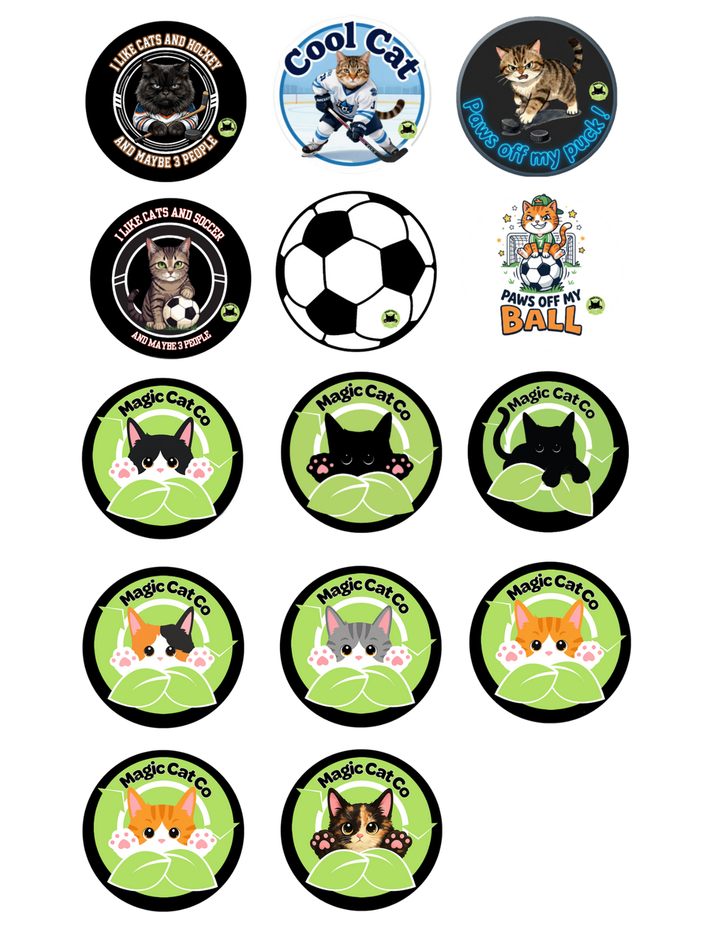 Cat Treat Chase Pucks