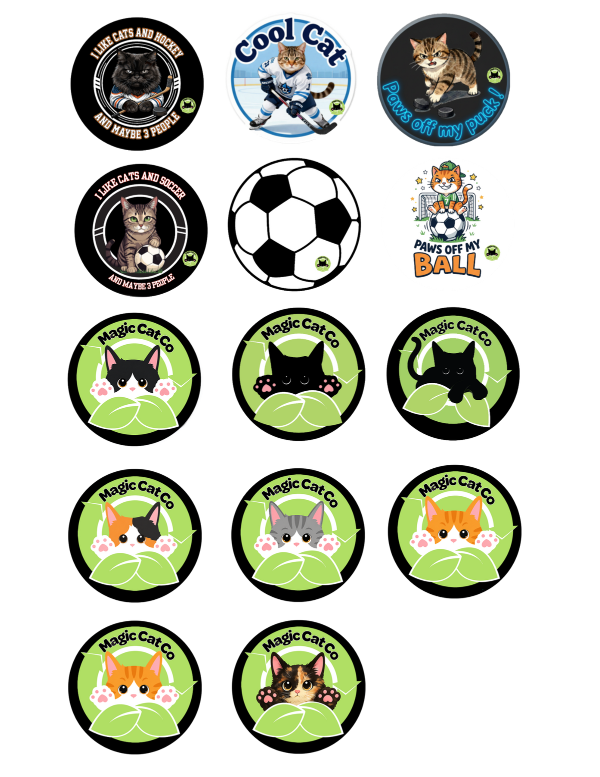Cat Treat Chase Pucks