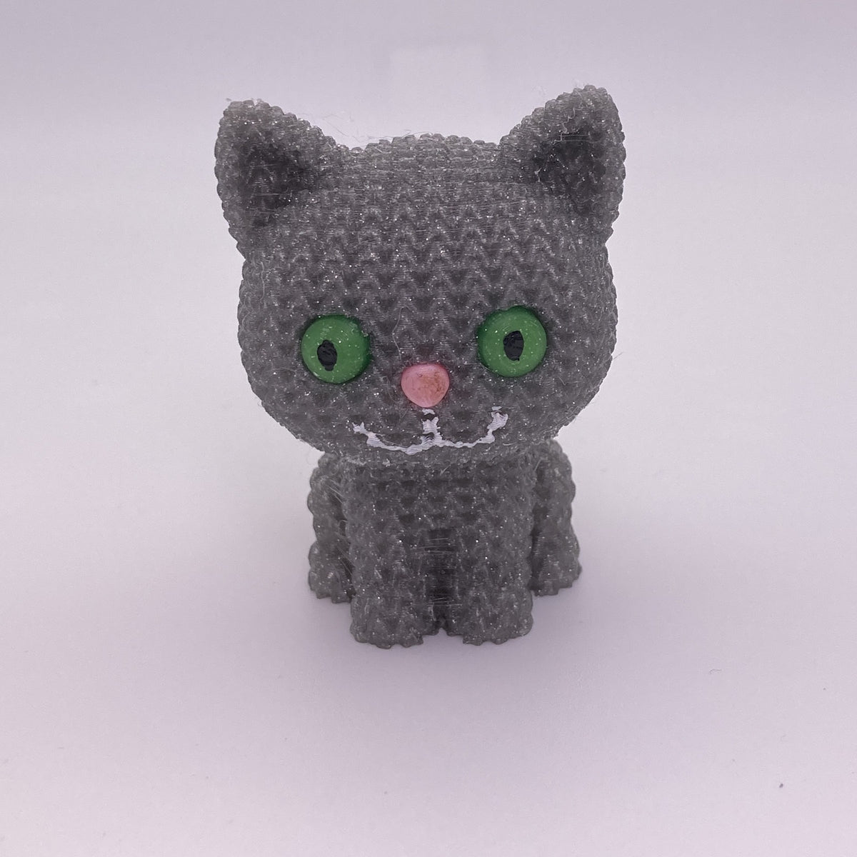 Knitted Kitty Photo Holders