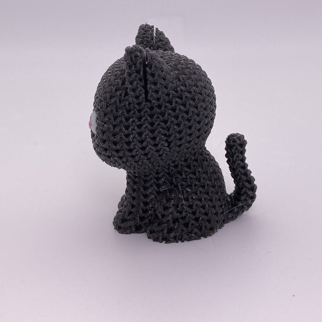 Knitted Kitty Photo Holders