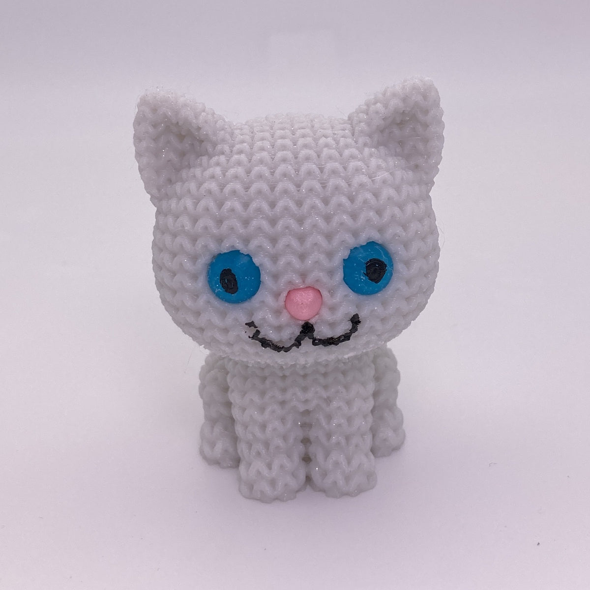 Knitted Kitty Photo Holders